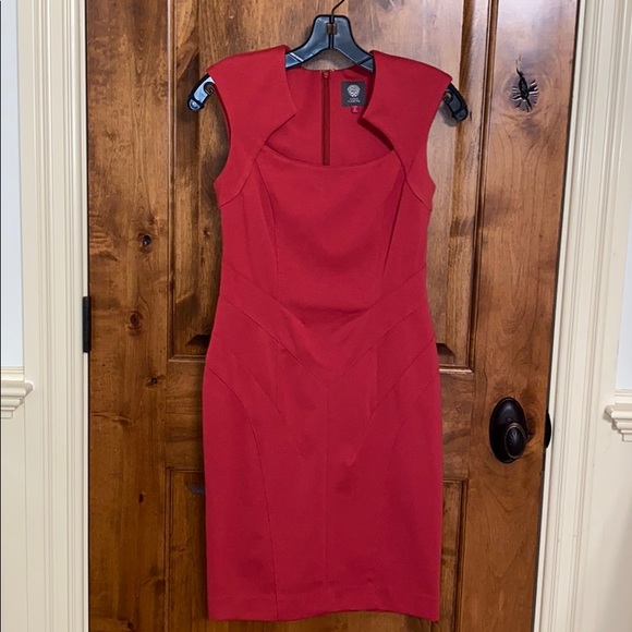 Vince Camuto Red Dress! Size 2. 🔥❤️🔥 - Picture 2 of 4